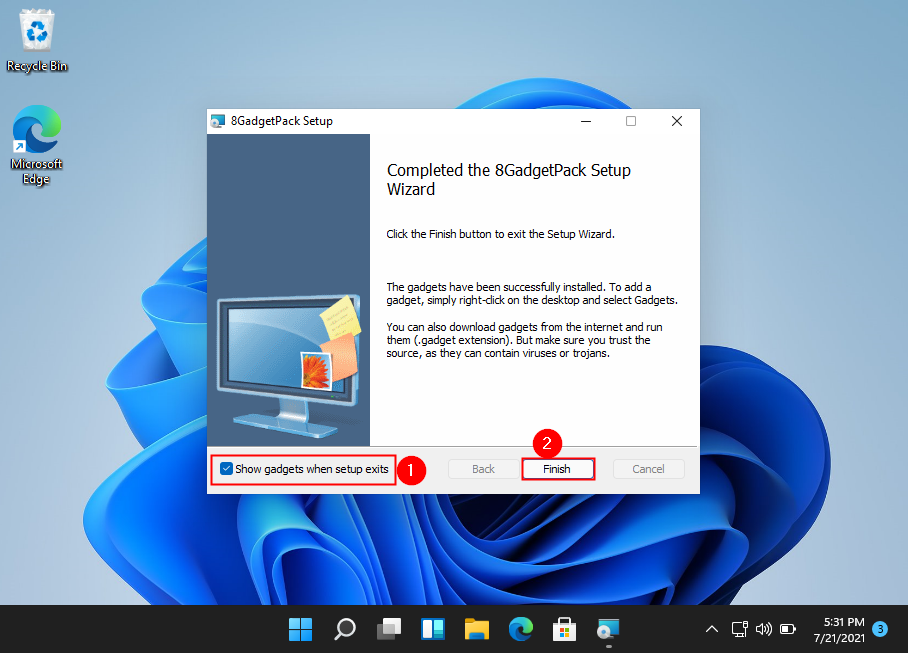 download the last version for windows 8GadgetPack 37.0