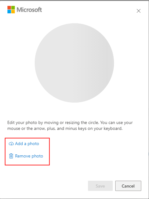 change profile picture of microsoft account