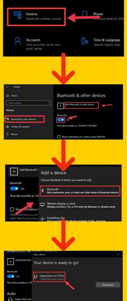 Connect your Galaxy Buds Live to your Windows 10 computer (step-by-step picture guide)