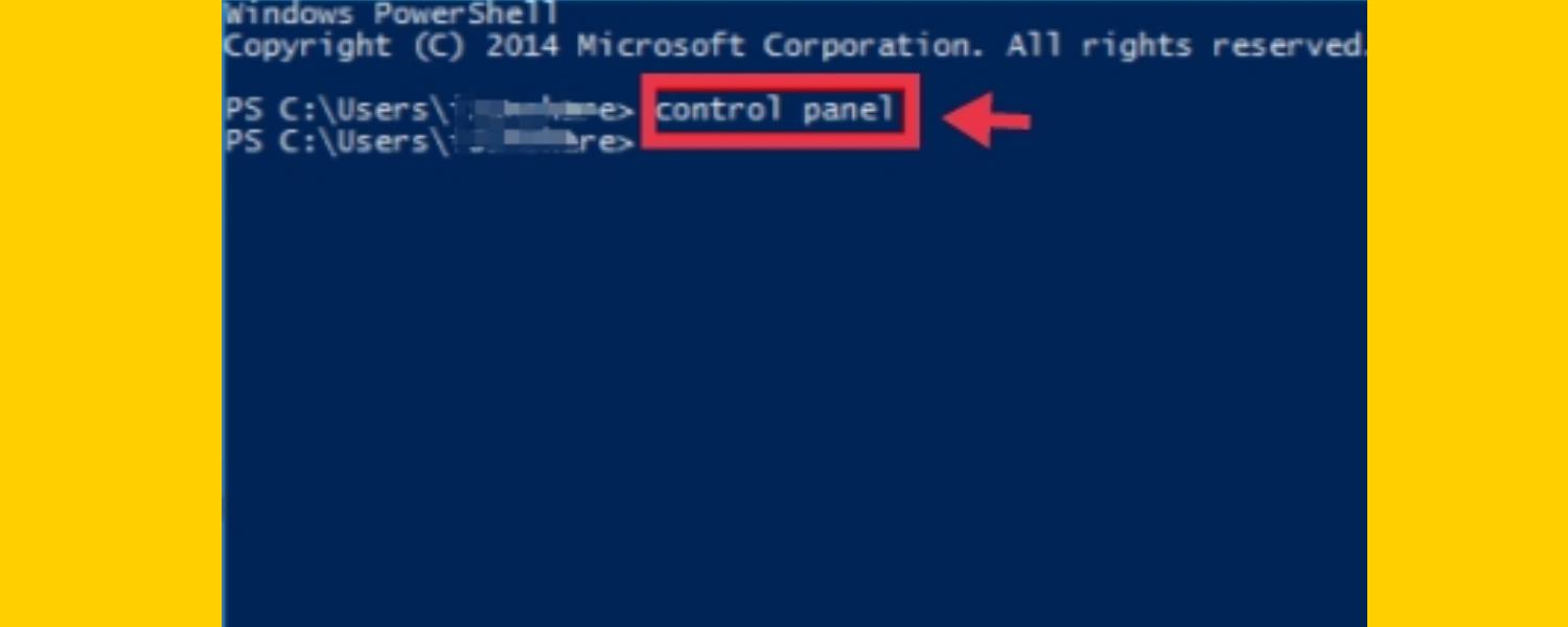 Open the Control Panel in Windows 11 with PowerShell