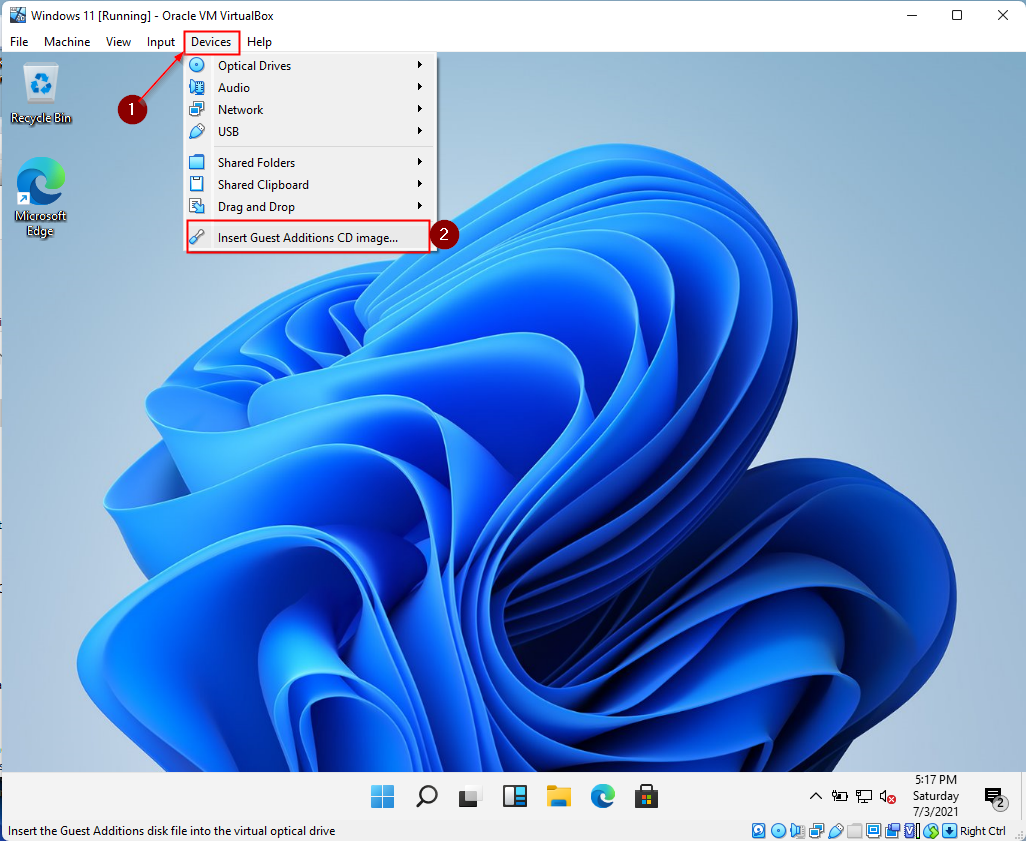 How To Install Guest Additions To Windows 11 In Virtualbox Thewindows11 0723