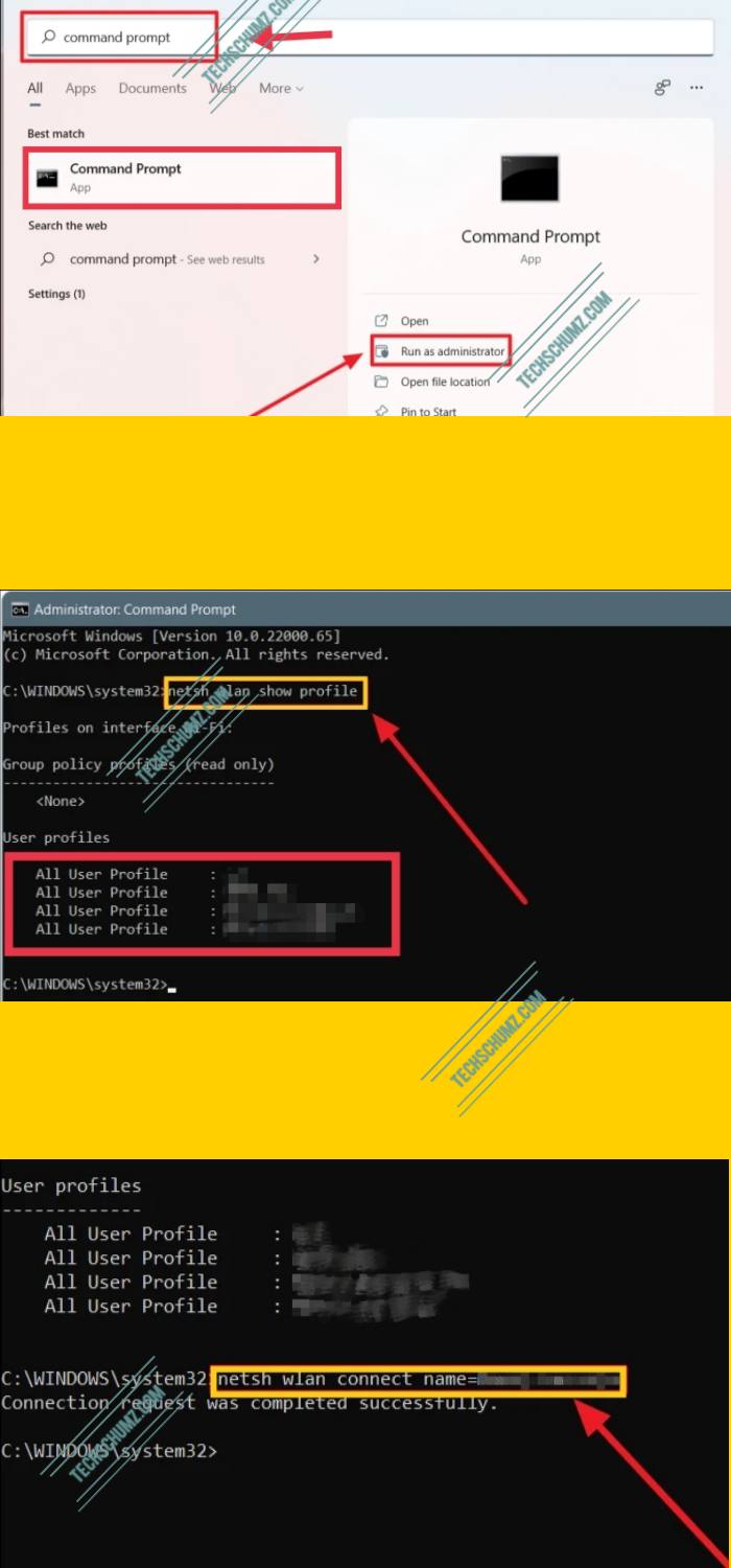 Connect a Windows 11 computer to WiFi using the command prompt