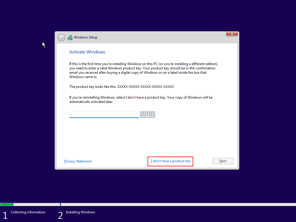 windows 11 asking for product key