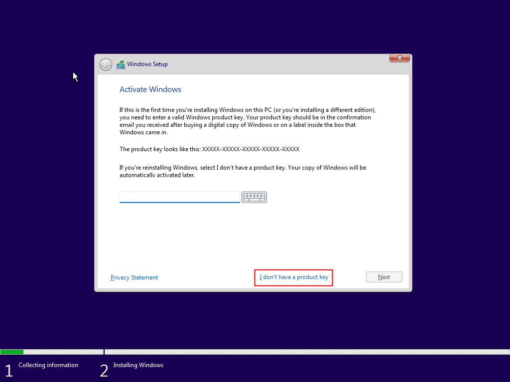 install windows 11 home