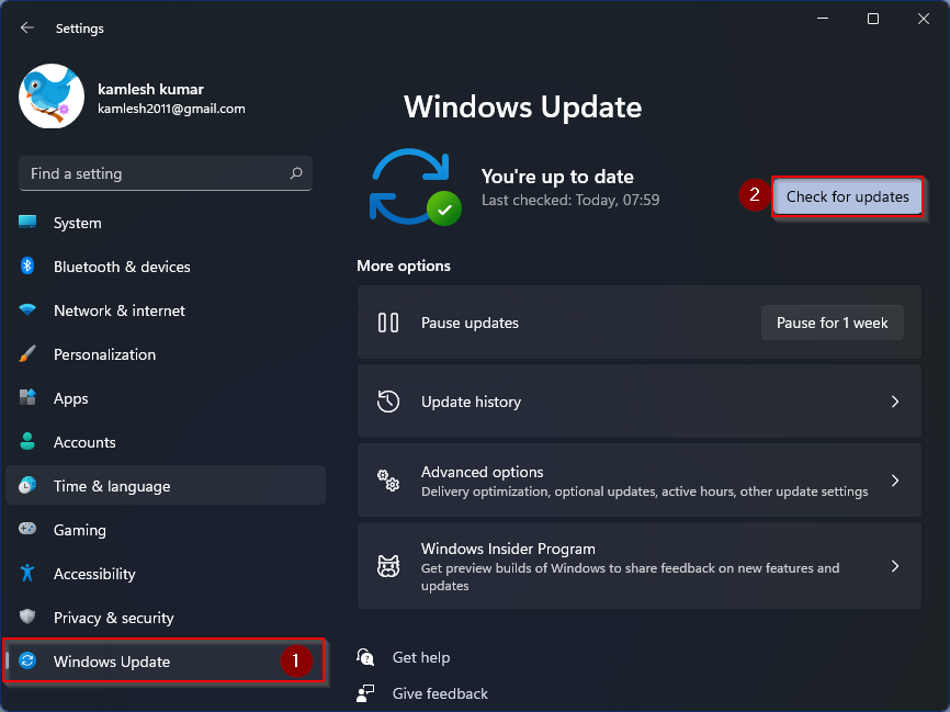 windows 11 as a system update