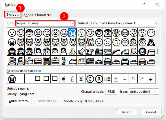 How to create and use a keyboard shortcut for Emoji in Office apps on ...