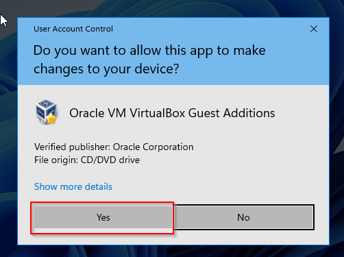 cannot install guest additions virtualbox windows 8