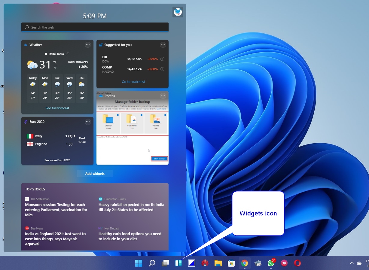 notepad widget windows 10