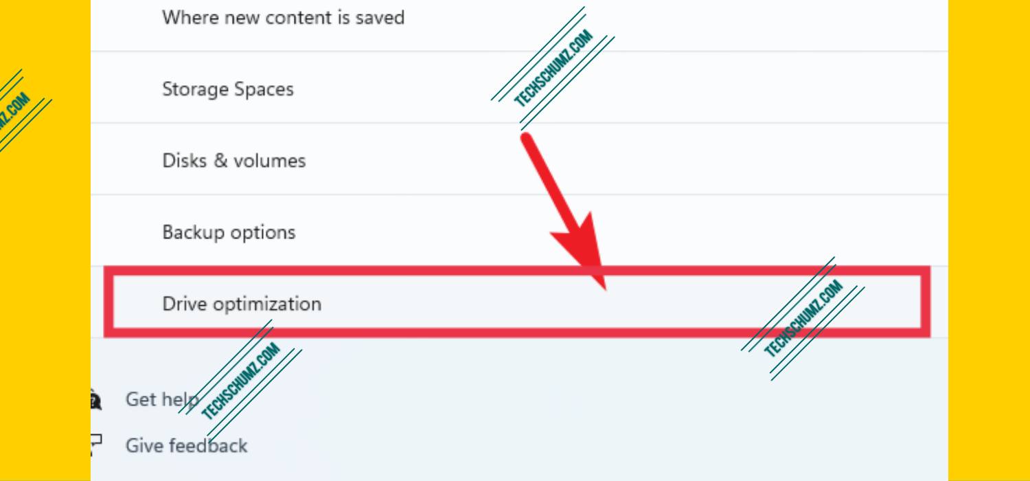 Drive optimization