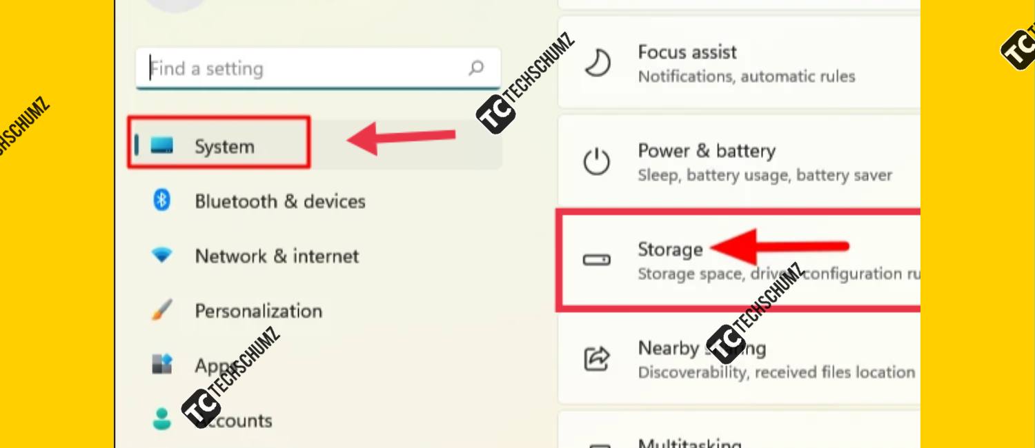 System> Storage” class =”wp-image-2847″ srcset =”https://thewindows11.com/wp-content/uploads/2021/08/Photo_1628002558149_compress60.jpg 1500w, https://techschumz.com/wp-content/uploads/2021/08/Photo_1628002558149_compress60-300×130.jpg 300w, https: //techschumz.com/wp-content/uploads/2021/08/Photo_1628002558149_compress60-1024×444.jpg 1024w, https://techschumz.com/wp-content/uploads/2021/08/Photo_1628002558149_compress60-768×333.jpg 768w” sizes =”(max-width: 1500px) 100vw, 1500px”><figcaption>System> Storage</figcaption></figure>
<p><strong>Step 3.</strong> Wait for Windows to review and evaluate the temporary cache files stored on your system.  Now click on the option at the top “Temporary data”.</p>
<figure class=