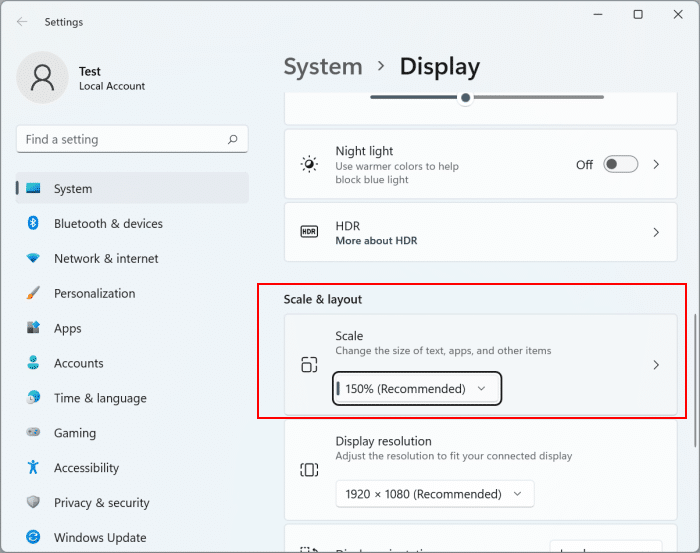 resize taskbar icons in Windows 11 pic9