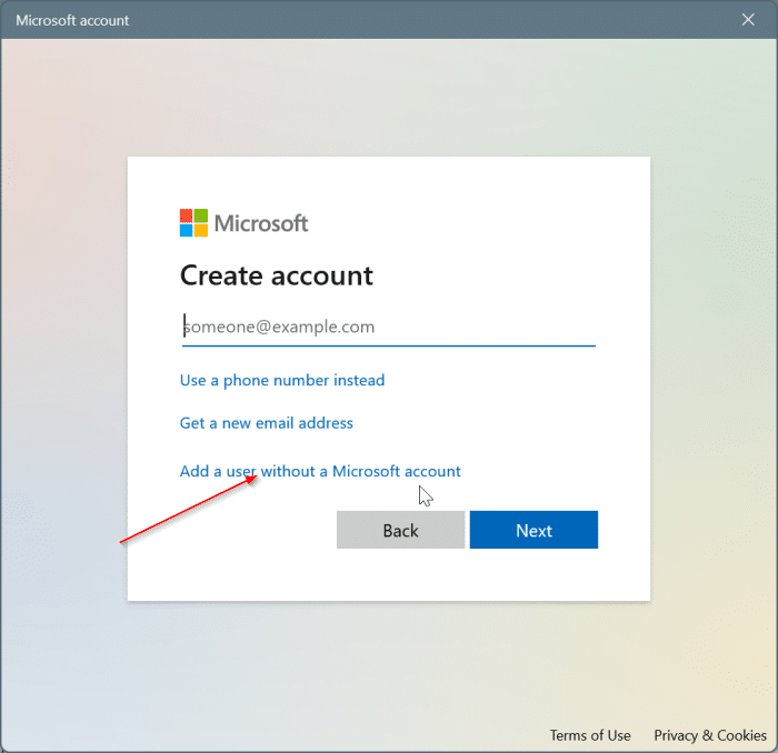 create a local user account in Windows 11 pic4