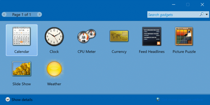 desktop gadgets in Windows 11 pic3