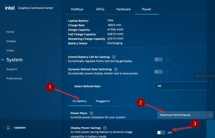 disable automatic screen brightness in Windows 11 pic5
