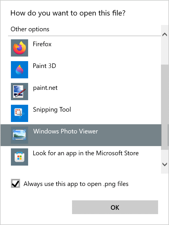 enable Windows photo viewer in Windows 11 pic8