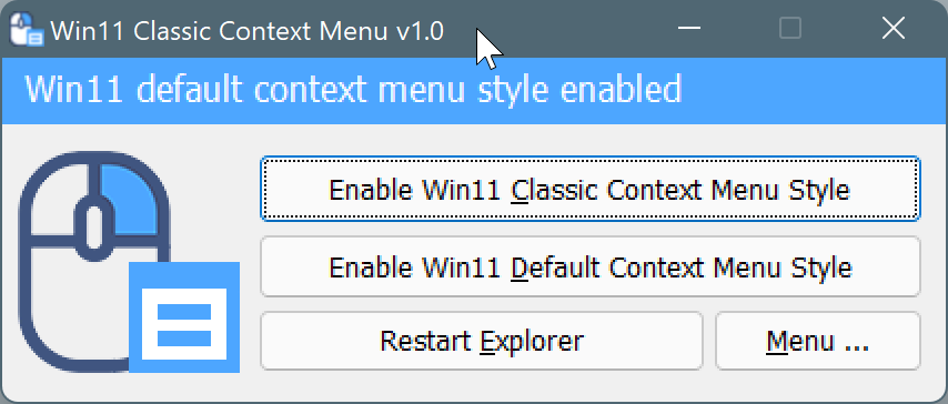 enable old context menu in Windows 11 pic4