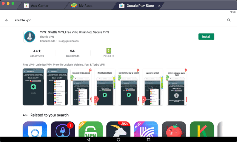 install-shuttle-vpn-on-pc-using-bluestacks-android-emulator