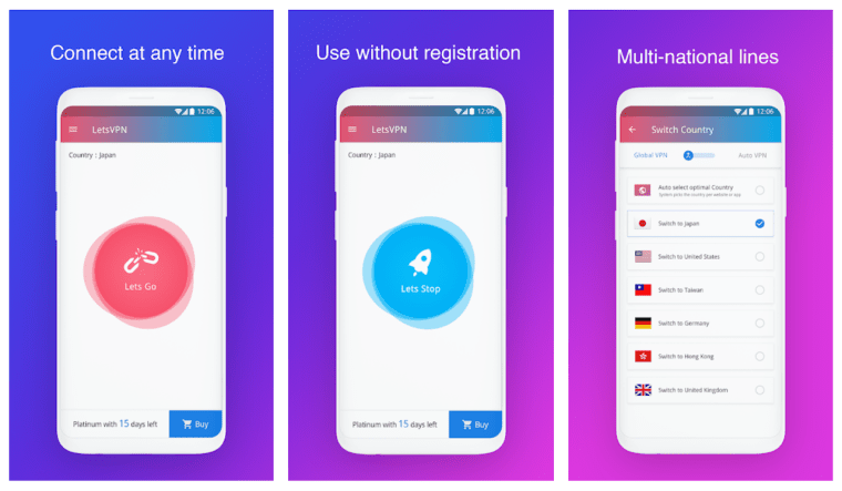 letsvpn-app-features