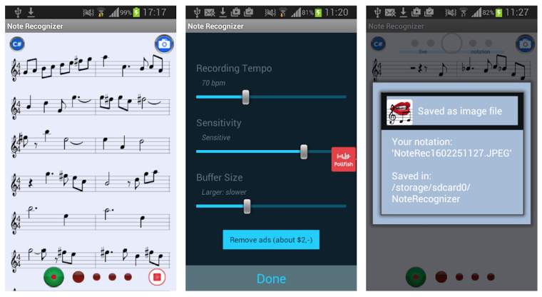 Note-Recognizer-app-screenshots