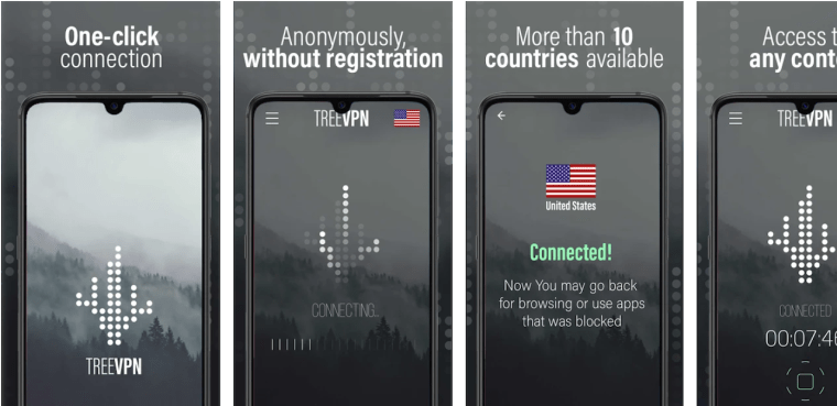 tree-vpn app features