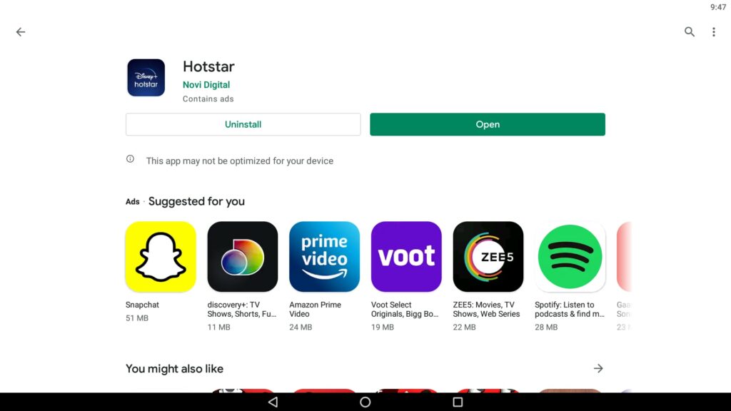 Hotstar App Download for PC