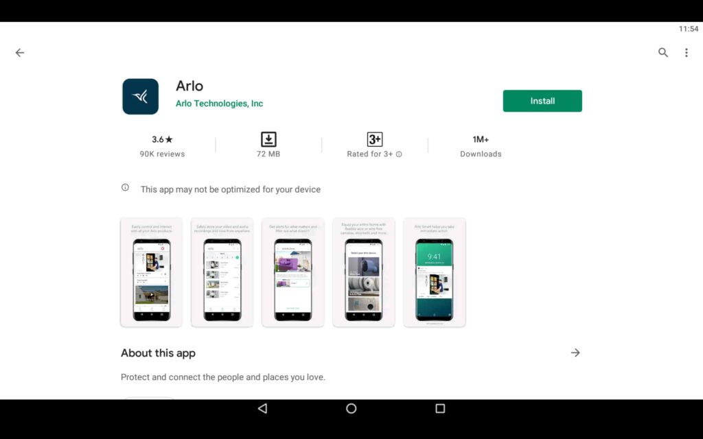 Install the Arlo app on PC