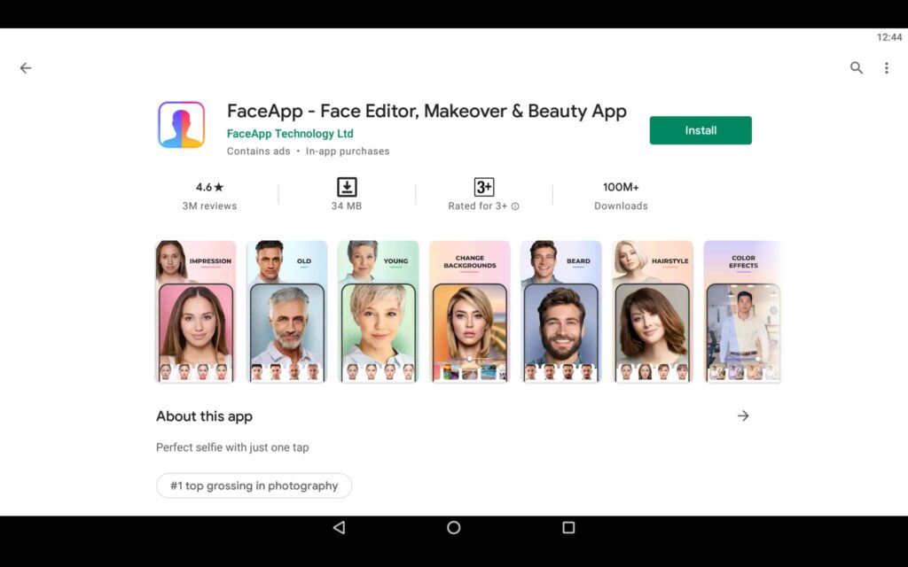 Install FaceApp on PC