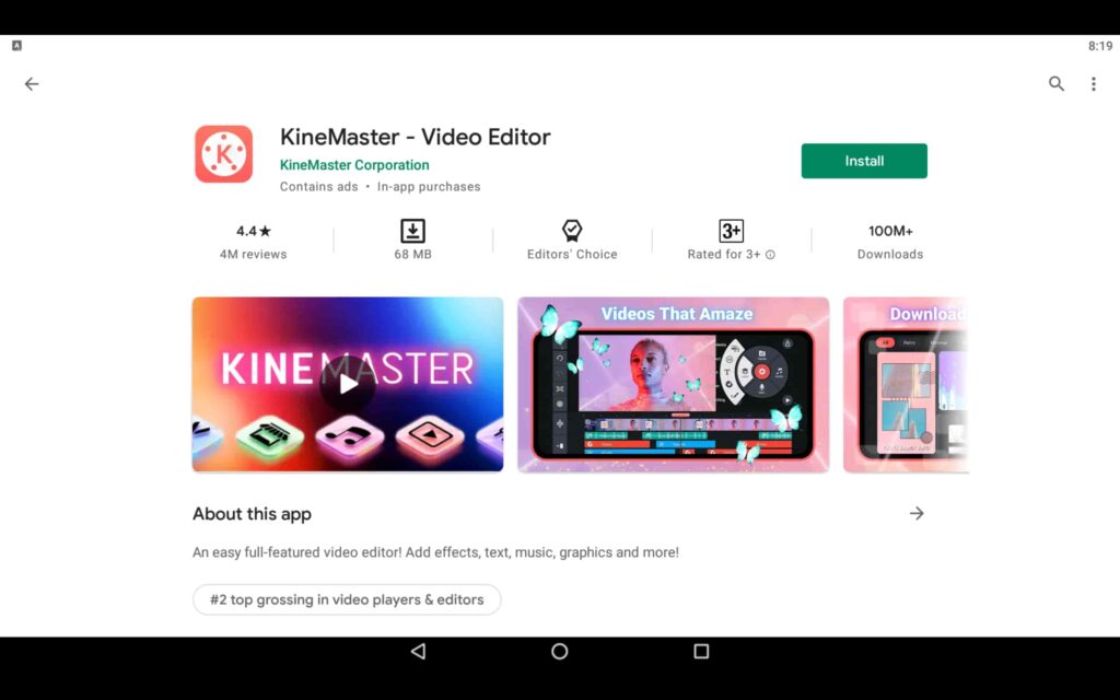 Install KineMaster on PC