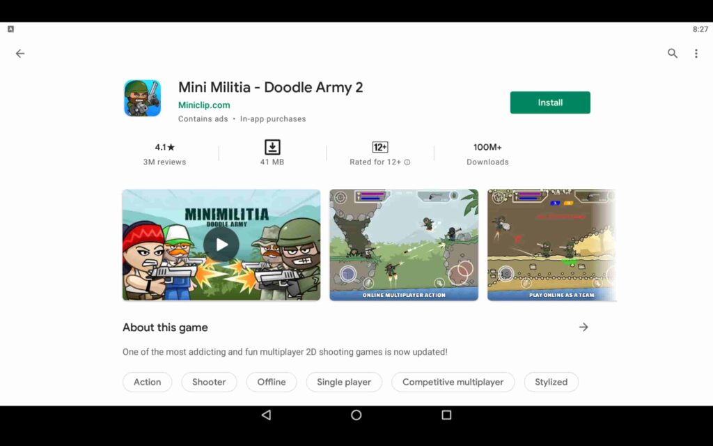 Install Mini Militia on PC