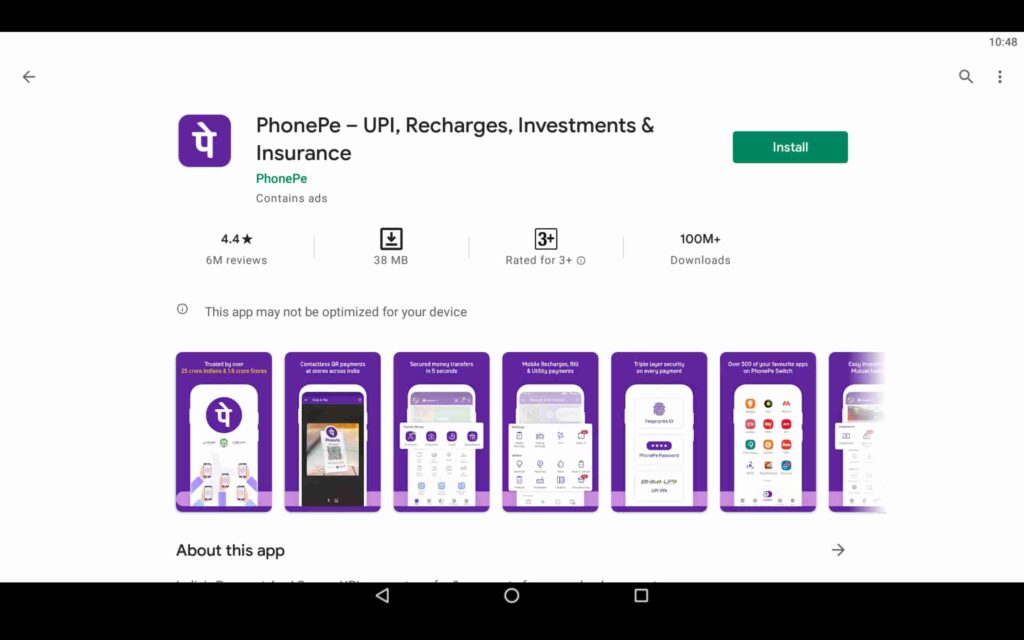 Install PhonePe on PC
