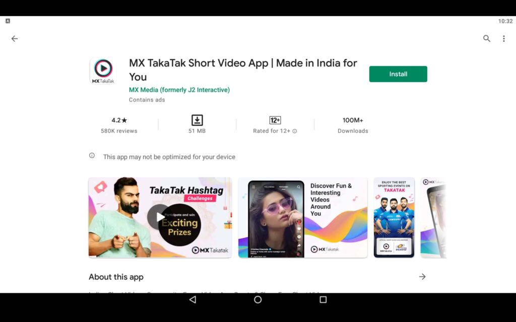 Install short video app
