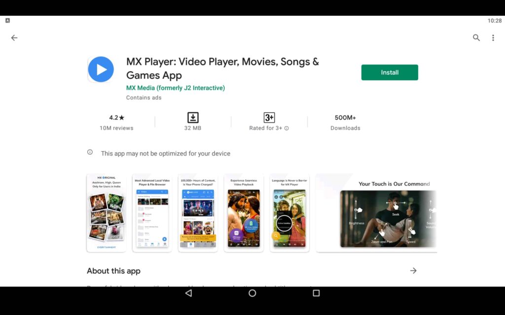 mx player download pc