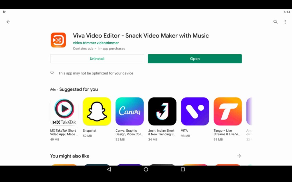Open the free video editing app