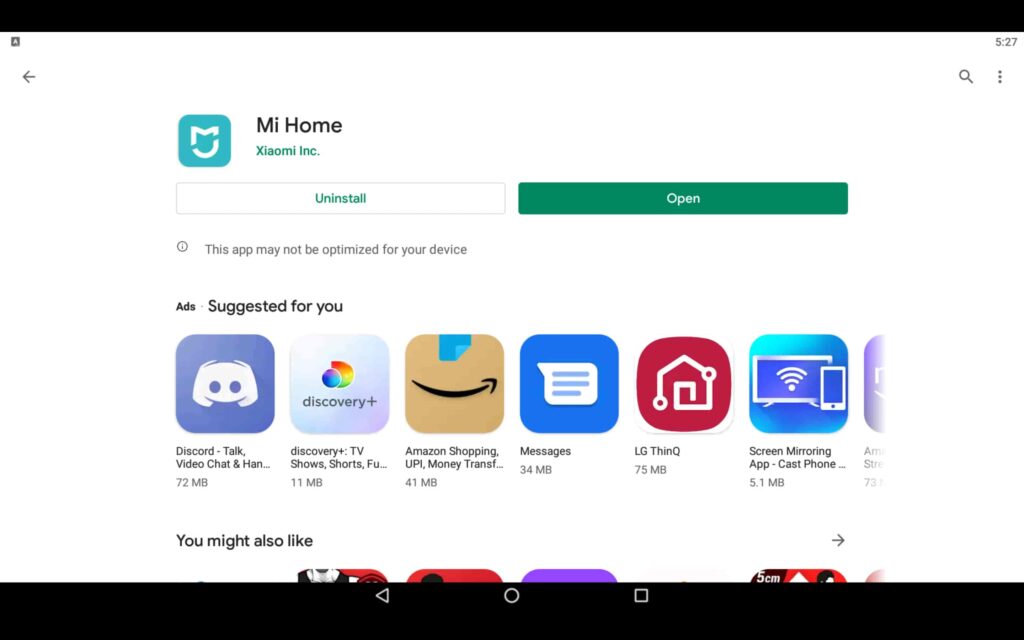 Open the smart home app