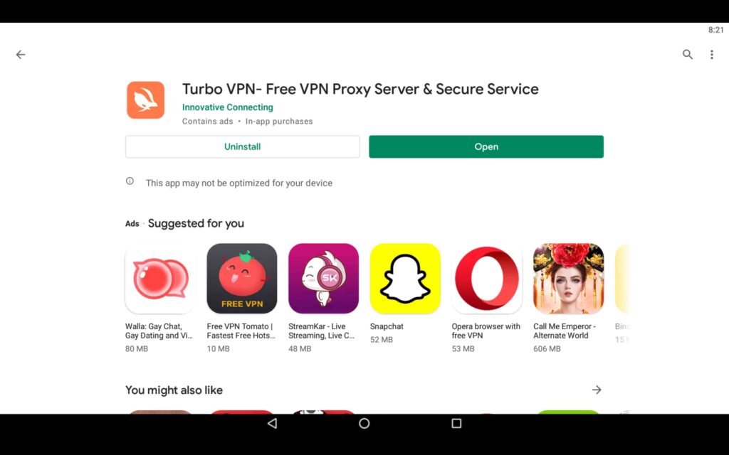 Open VPN app