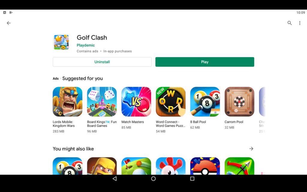 play golf game