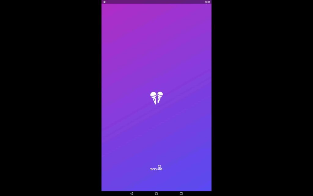 Singing app screenshot