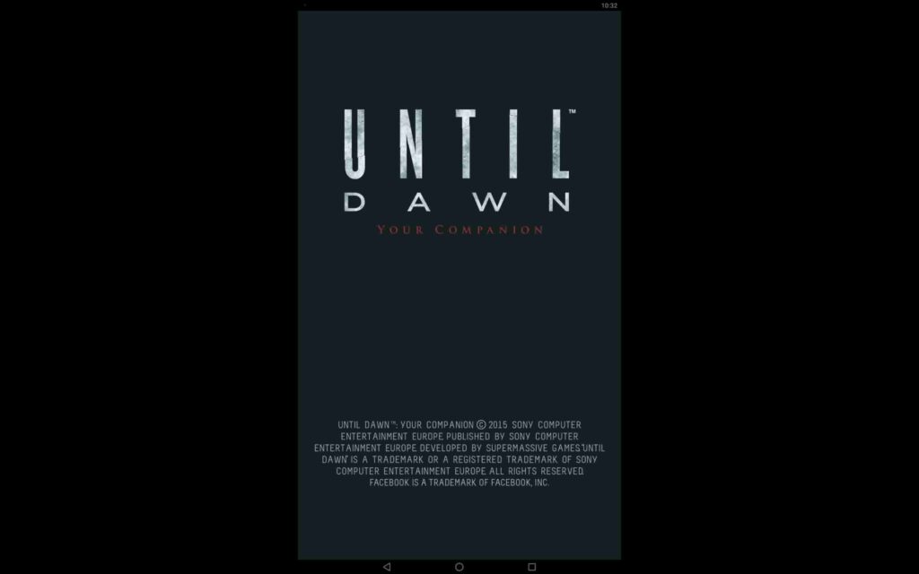 Until Dawn Windows Game