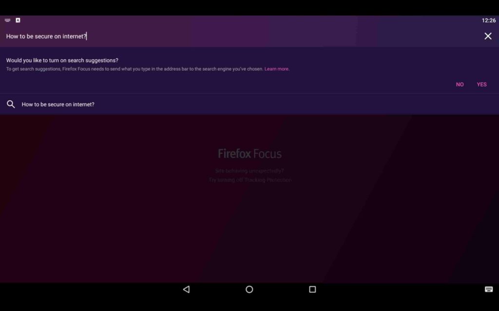 Use Firefox Focus on PC