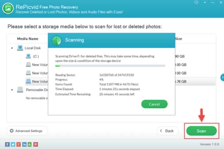 RePicvid Free Photo Recovery Latest Version