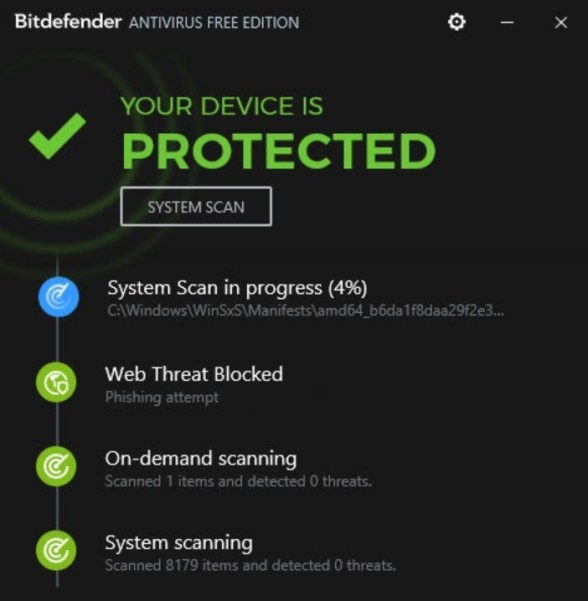 Bitdefender Free Antivirus latest version