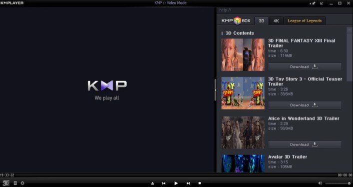 Latest version of KMPlayer