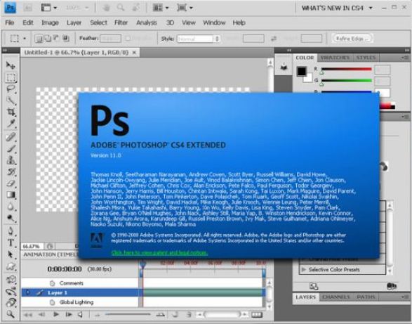 Adobe Photoshop CS4 latest version