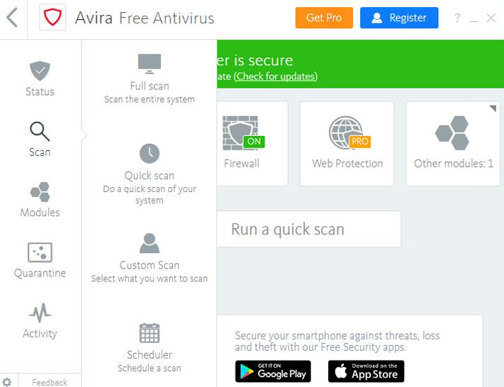 Avira Free Antivirus 2019 Latest Version