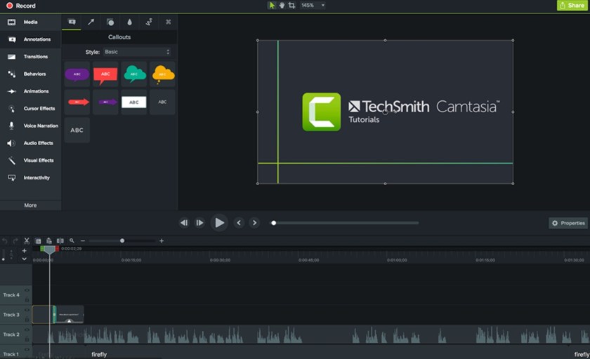 Latest version of Camtasia