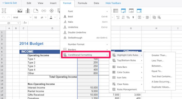 Hancom desktop interface