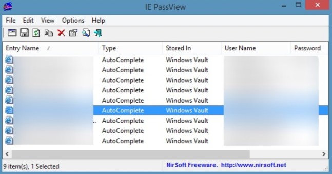 IE PassView Latest Version