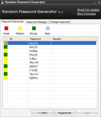 IObit random password generator