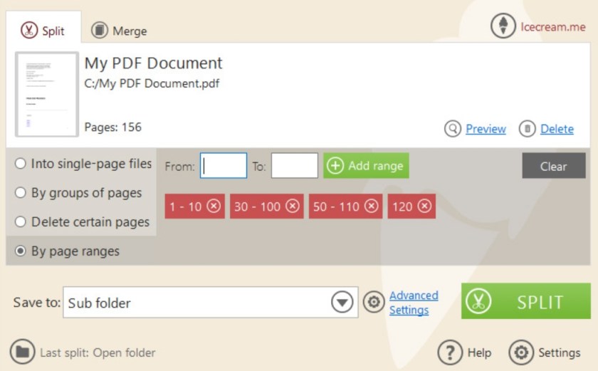 Icecream PDF Split & Merge Latest Version