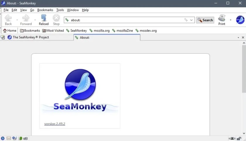 Latest version of SeaMonkey